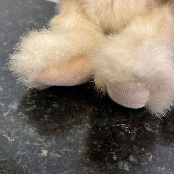 Ganz -Heritage Collection-Message Teddy Bear Tan with yellow ribbon. Size 11” - Picture 3 of 12